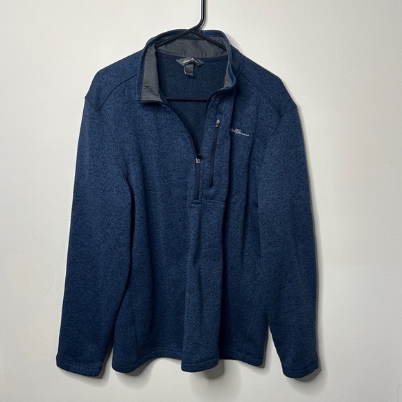 Eddie Bauer Other - Eddie Baur Navy Blue Fleece Pullover